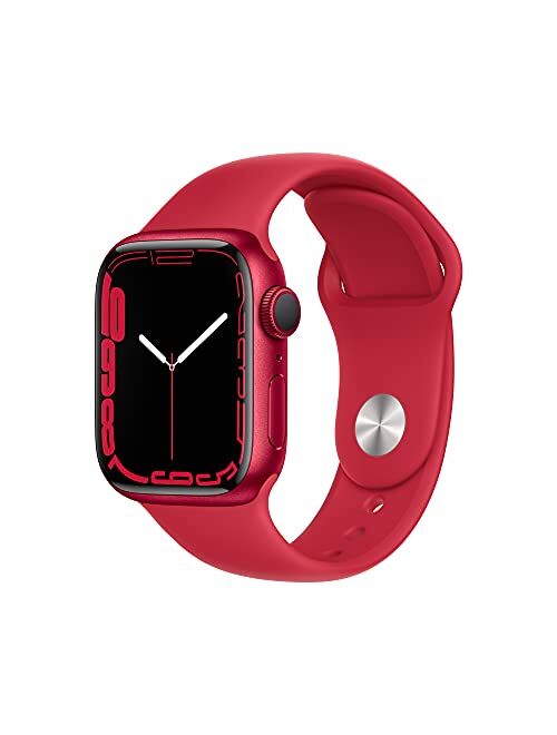 Apple Watch Series 7 GPS, 45mm Midnight Aluminum Case with Midnight Sport Band - Regular