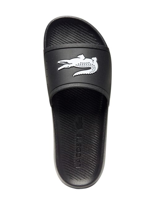 Lacoste Women's Croco Water-Repellent Synthetic Slide Sandals from Finish Line