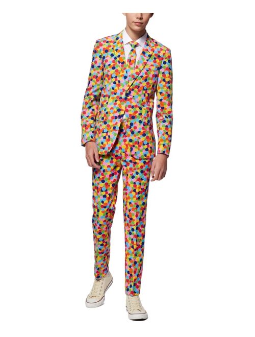 OppoSuits Big Boys 3-Piece Confetteroni Party Suit Set
