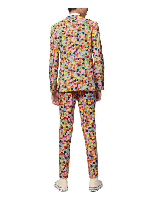 OppoSuits Big Boys 3-Piece Confetteroni Party Suit Set