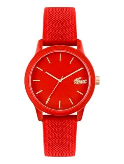 Unisex 12.12 Red Silicone Strap Watch 42mm