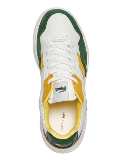 Lacoste Women's Game Advance Luxe Leather and Suede Casual Sneakers from Finish Line