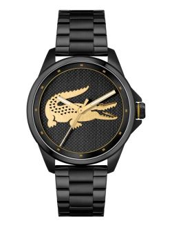 Men's Le Croc Black-Tone Stainless Steel Bracelet Watch 42mm