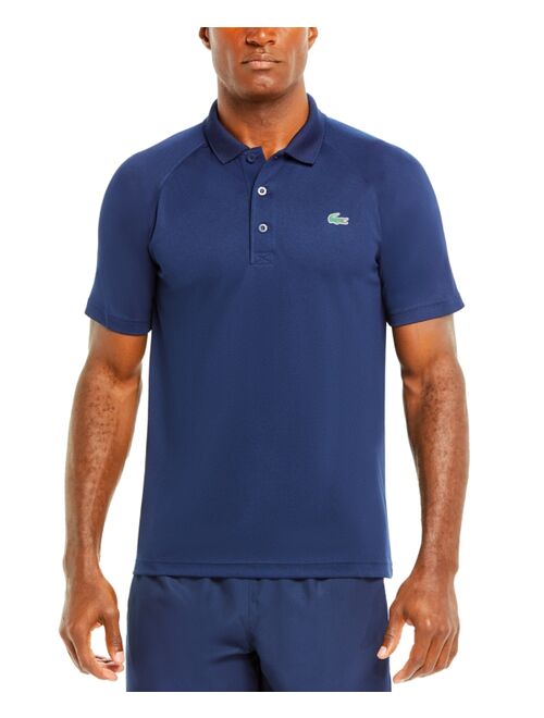 Lacoste Men's SPORT Breathable Run-Resistant Interlock Polo Shirt