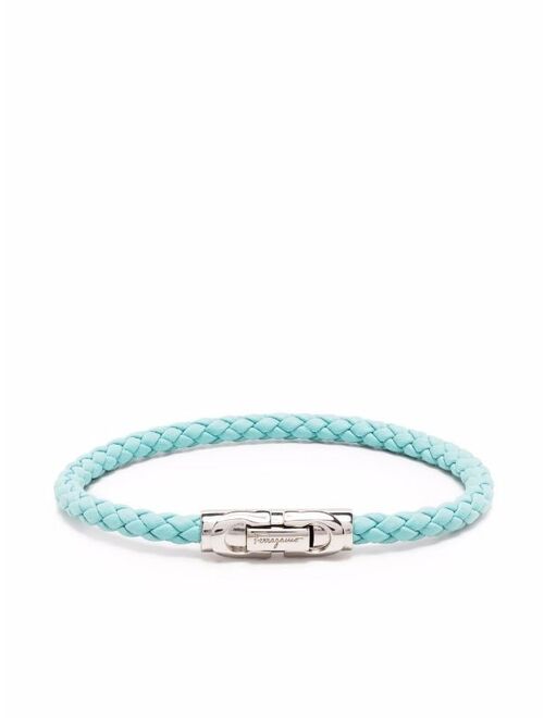 Salvatore Ferragamo Gancini braided bracelet