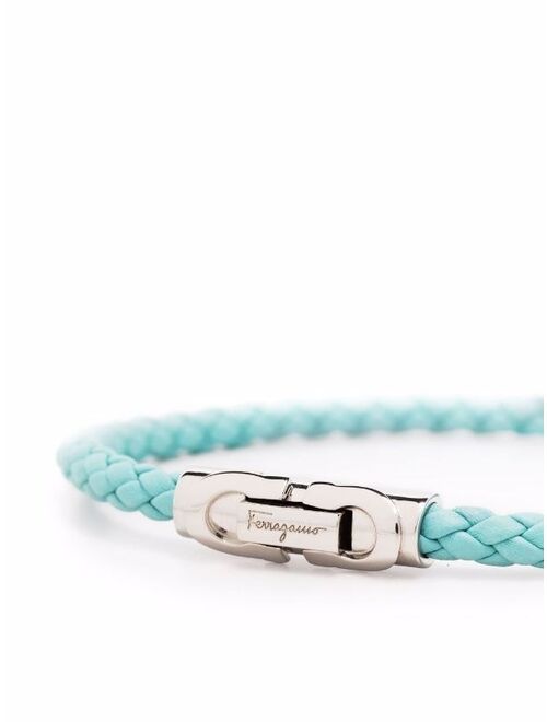 Salvatore Ferragamo Gancini braided bracelet