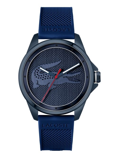 Lacoste Men's Le Croc Blue Silicone Strap Watch 42mm