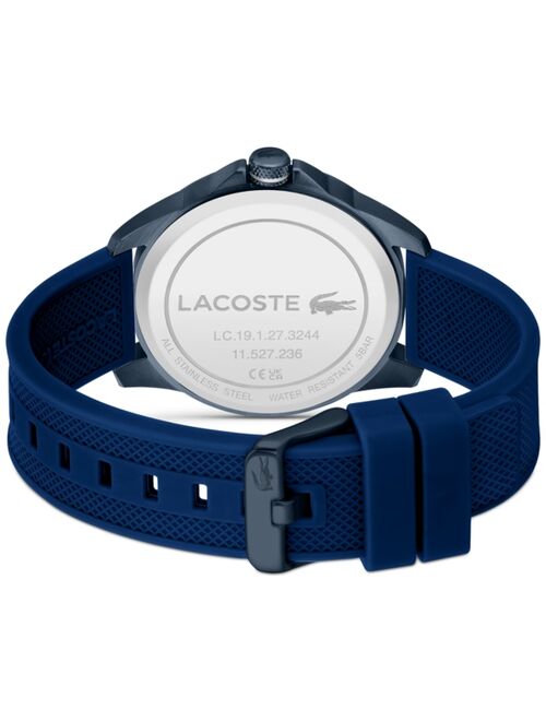 Lacoste Men's Le Croc Blue Silicone Strap Watch 42mm