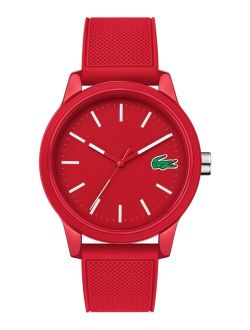 Men's 12.12 Red Silicone Strap Watch 42mm