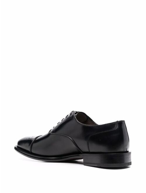 Salvatore Ferragamo perforated leather brogues