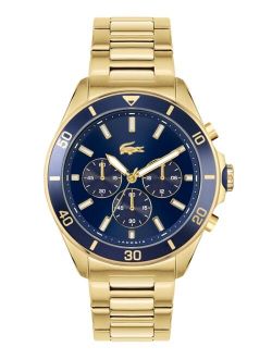Men's Chronograph Tiebreaker Gold-Tone Bracelet Watch 44mm
