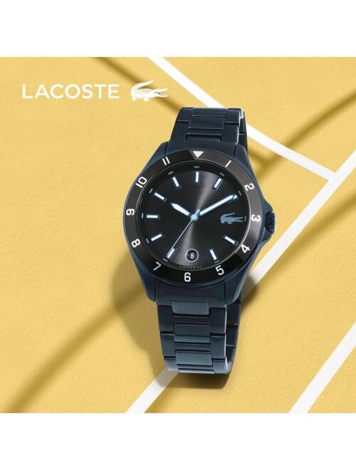 Lacoste Men's Tiebreaker Blue Stainless Steel Bracelet Watch 43mm