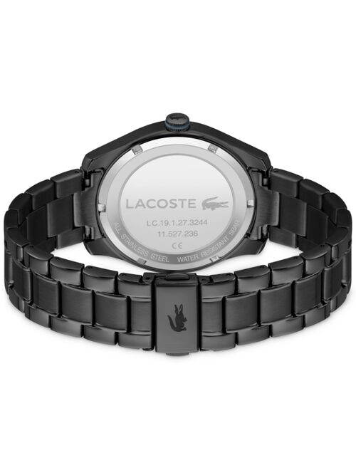 Lacoste Men's Musketeer Black-Tone Stainless Steel Bracelet Watch 43mm