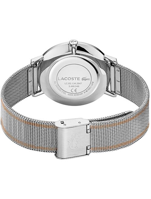 Lacoste Women's Moon Two-Tone Stainless Steel Mesh Bracelet Watch 35mm
