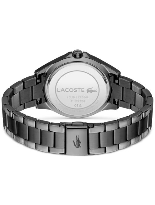 Lacoste Women's Swing Gray-Tone Stainless Steel Bracelet Watch 38mm