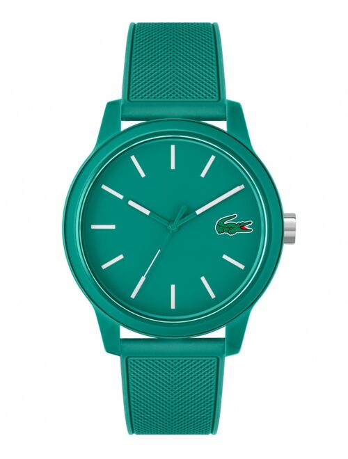 Lacoste Unisex 12.12 Green Silicone Strap Watch 42mm