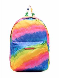 Kids Rainbow logo-print backpack