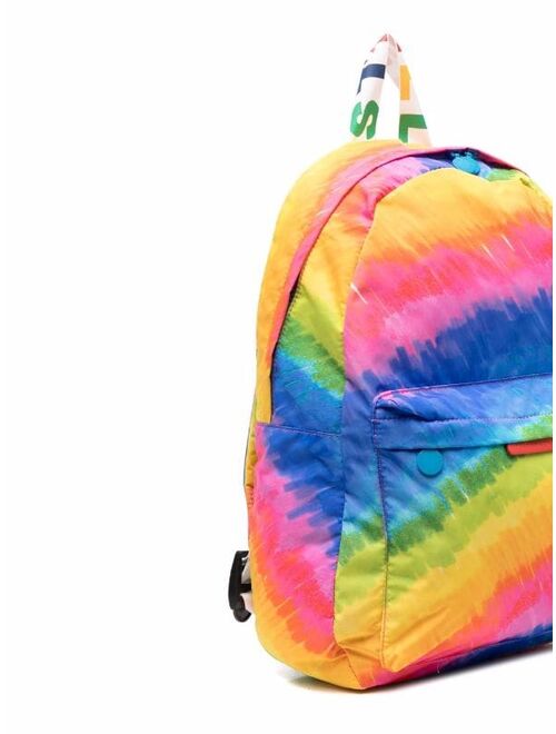 Stella McCartney Kids Rainbow logo-print backpack