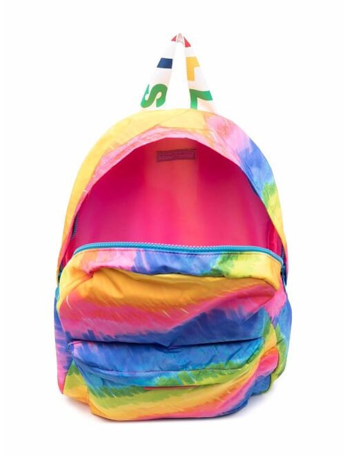 Stella McCartney Kids Rainbow logo-print backpack