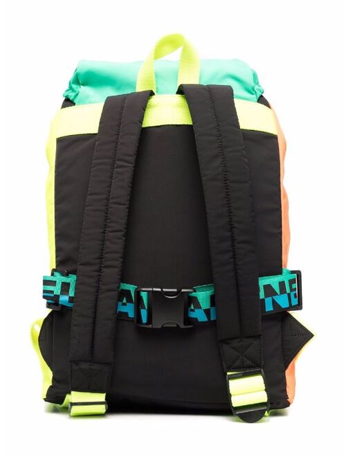 Stella McCartney Kids colour-block buckle backpack