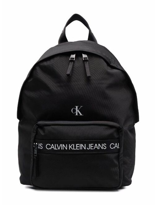 Calvin Klein Kids logo-tape backpack