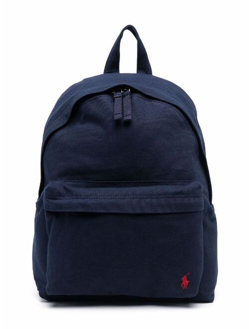 Polo Ralph Lauren Ralph Lauren Kids Polo Pony-embroidered cotton backpack