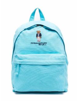 Ralph Lauren Kids Polo Bear embroidered backpack