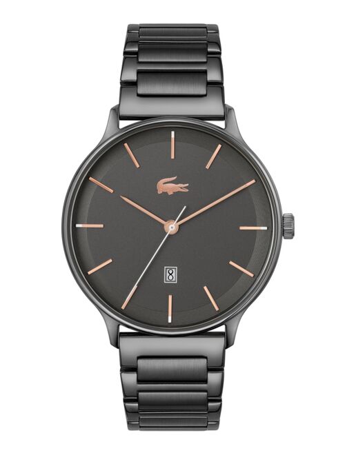 Men's Lacoste Club Gray-Tone Stainless Steel Bracelet Watch 42mm