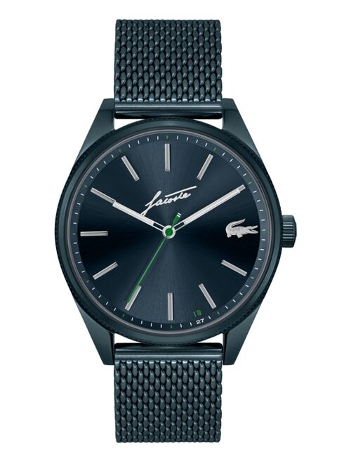 Lacoste Men's Heritage Blue Stainless Steel Mesh Bracelet Watch 42mm