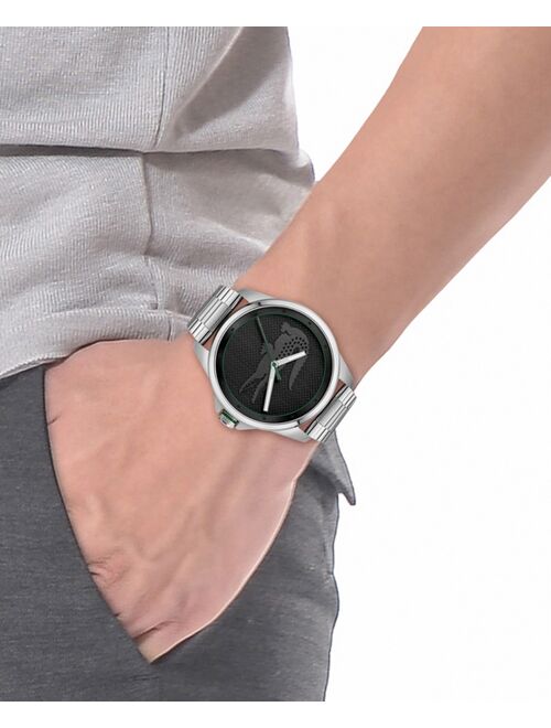 Lacoste Men's Limited Edition Croc Stainless Steel Bracelet Watch 43mm