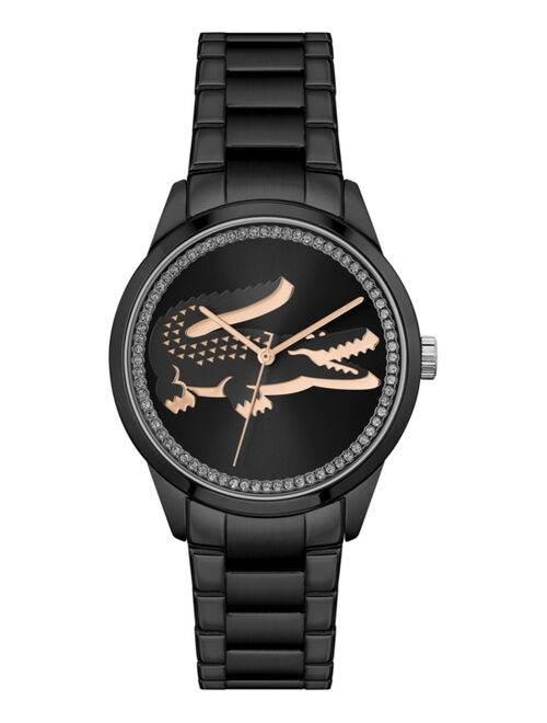 Lacoste Women's Ladycroc Black-Tone Stainless Steel Bracelet Watch 36mm