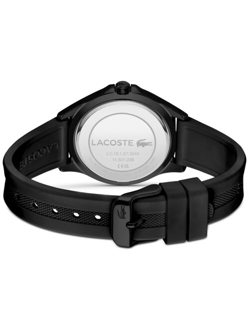 Lacoste Women's Swing Black Silicone Strap Watch 38mm
