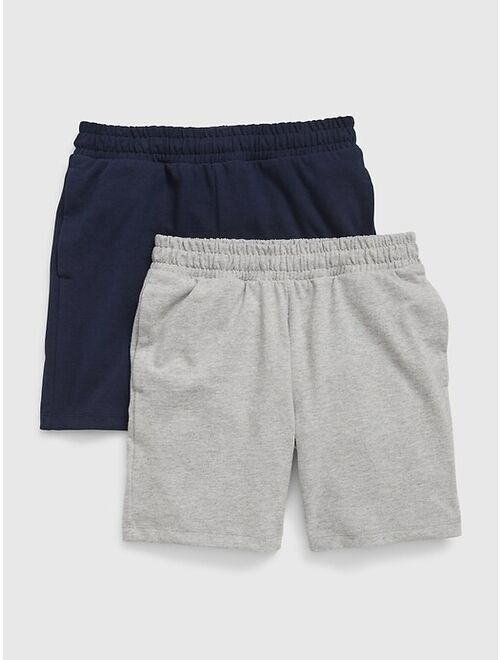 GapFit Kids Pull-On Sweat Shorts (2-Pack)