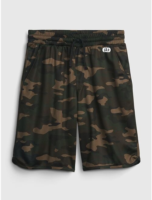 GapFit Kids Mesh Pull-On Shorts