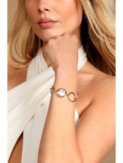 Trip To The Sea Gold and Pearl Bracelet