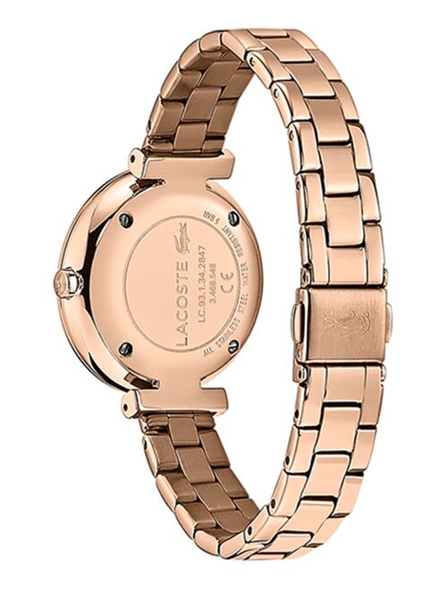 Lacoste Women's Geneva Carnation Gold Steel Bracelet Watch 32mm