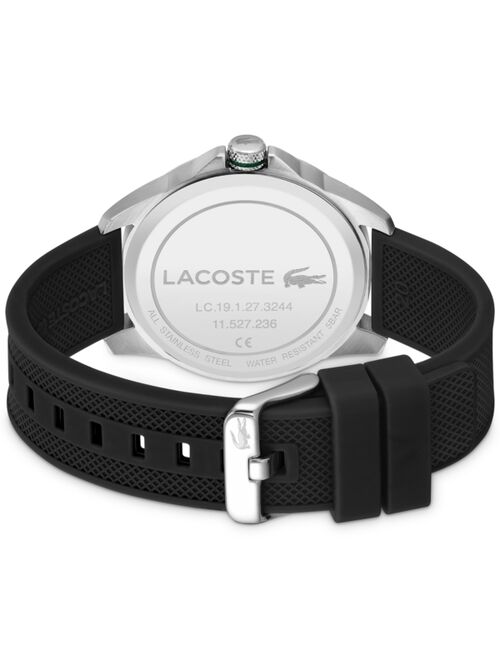 Lacoste Men's Limited Edition Croc Black Silicone Strap Watch 43mm