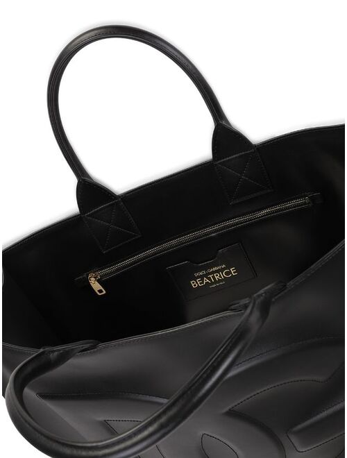 Dolce & Gabbana large Beatrice leather tote bag