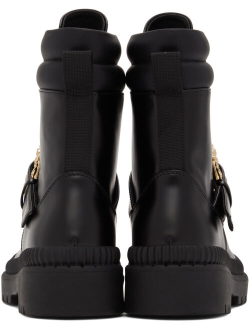 Versace Jeans Couture Black Baroque Couture I Boots
