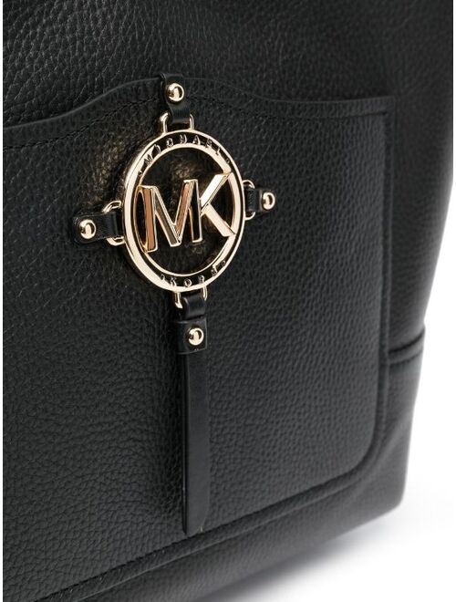 Michael Michael Kors Amy large pebbled leather shoulder bag
