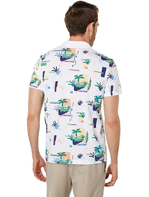 Lacoste Short Sleeve Aop Printed Palm Polo