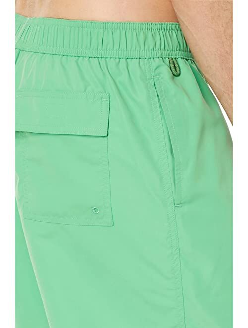 Lacoste Graphic Signature On Side Leg Swimming Trunks