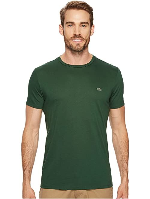 Lacoste Short-Sleeve Pima Jersey Crewneck T-Shirt