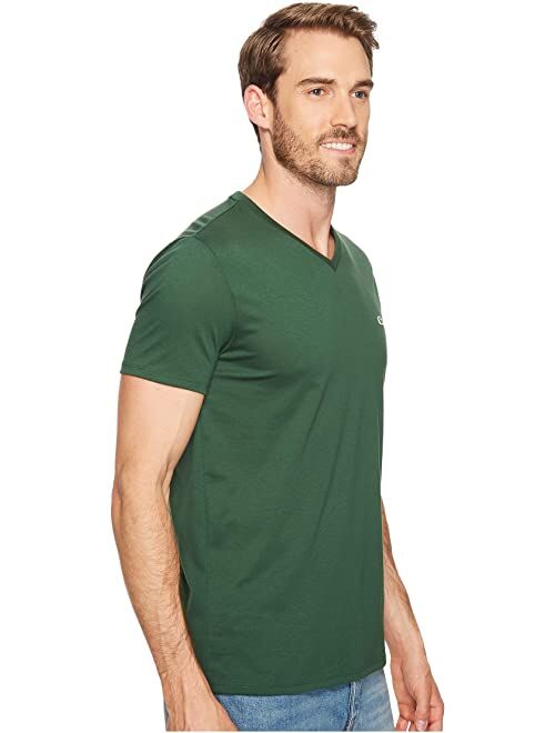 Lacoste Short Sleeve Pima Jersey V-Neck T-Shirt