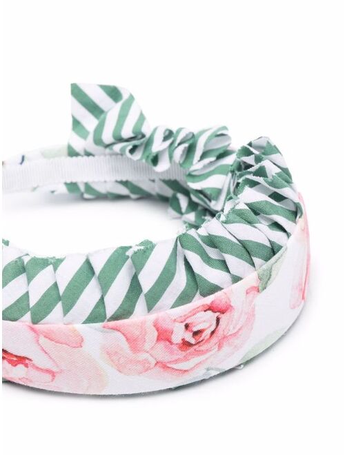 Monnalisa floral-print hairband