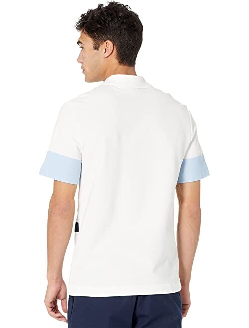 Lacoste Short Sleeve Color-Blocked and Stripe On Chest