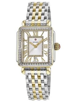Women's Deco Madison Diamond Dial Two-Toned 33mm Watch MWW06T000144