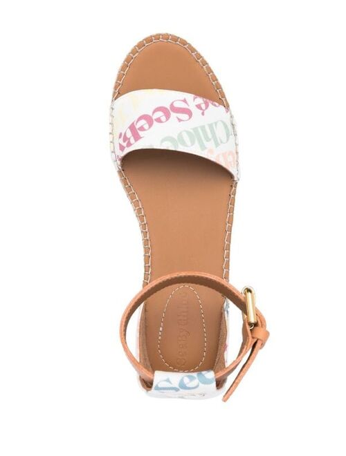 See by Chloé braided-wedge sandals