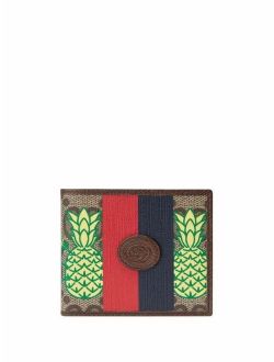 pineapple-motif wallet