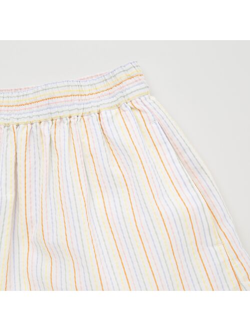 UNIQLO Seersucker Tiered Skirt For Girls